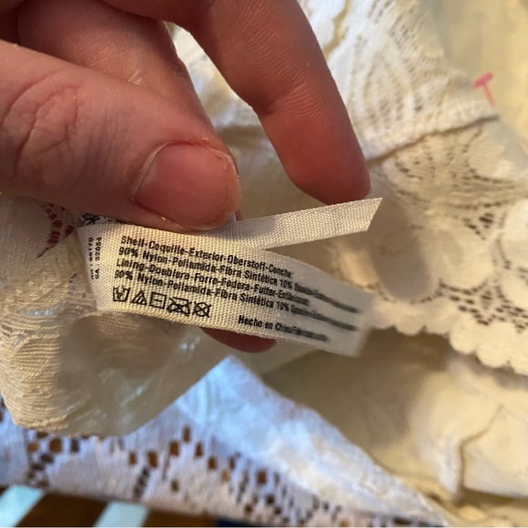 Free People • Lace Galloon Racerback Bralette in Cream - Picture 8 of 8